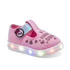 Bubble Gummers Zapatitos para beb&eacute; ni&ntilde;a rosa, con luces