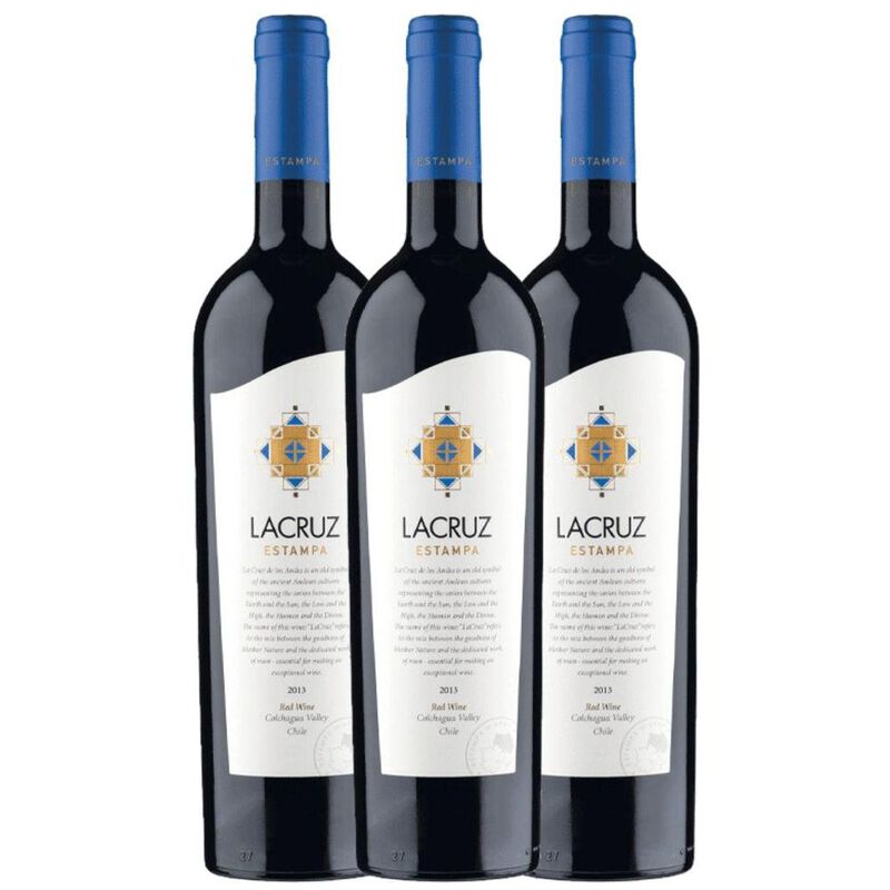 Vino Tinto Vi&ntilde;a Estampa La Cruz Carmenere Syrah... image number null