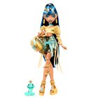Mu&ntilde;eca Monster High Cleo De Nile Con Mascota Cobra Hissette Y Acc