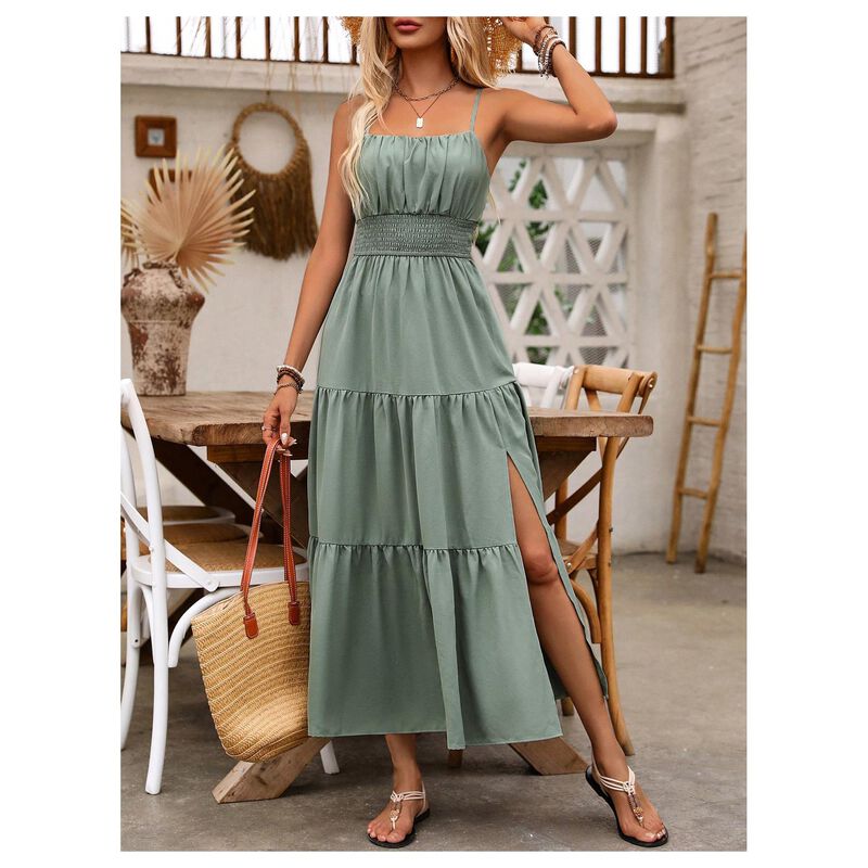 Vestido Maxi Boho Beaudrm para Vacaciones image number null