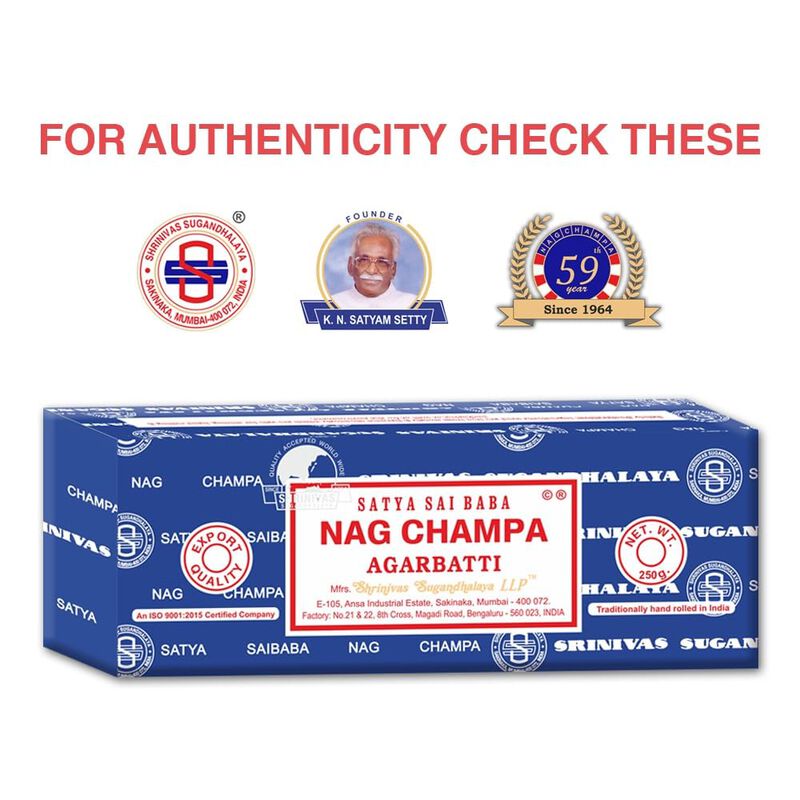 Varillas De Incienso Satya Sai Baba Nag Champa ... image number null