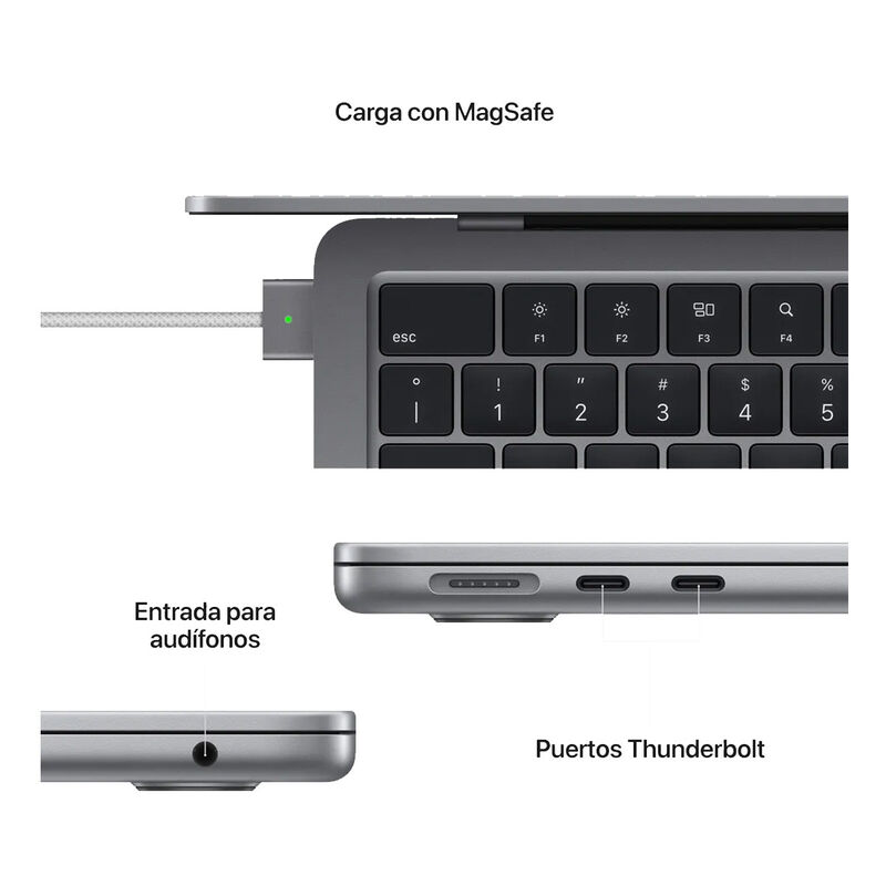 Apple Macbook Air M2 13" 256 Gb Gris image number null