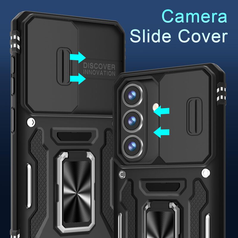 Funda para tel&eacute;fono Deerlamn Galaxy S26 negra c... image number null