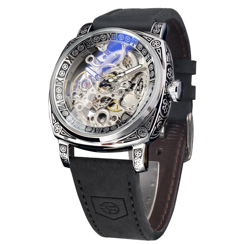 Reloj Forsining Square Retro Mechanical Self-wi... image number null