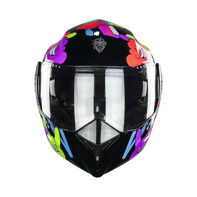 Casco Kov Kids Crazy Rain Negro/naranja Unitall... image number null