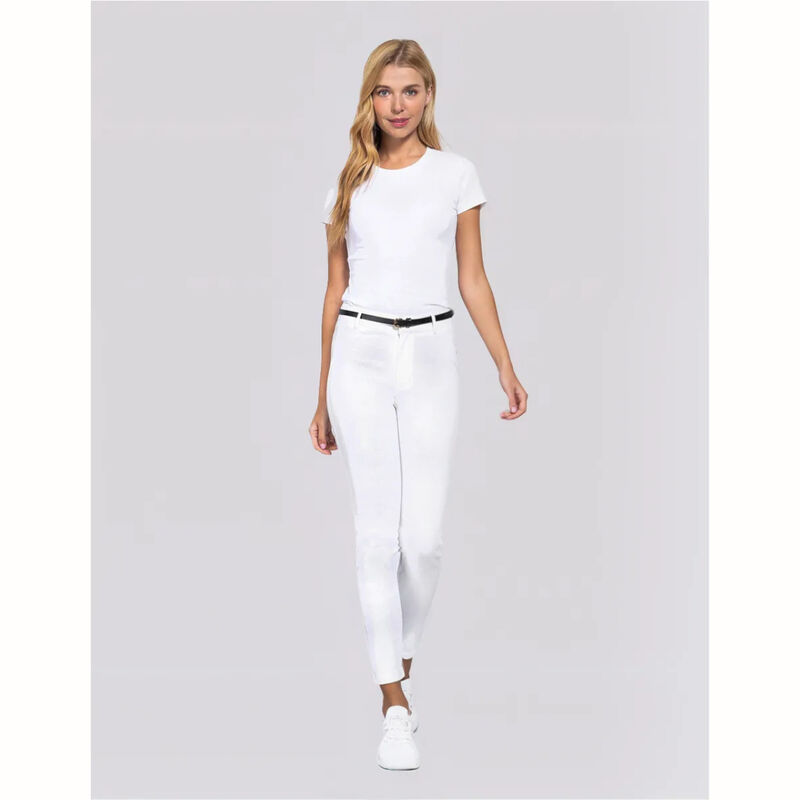 Pantalón a tobillo con Cinturon Active USA Blan... image number null