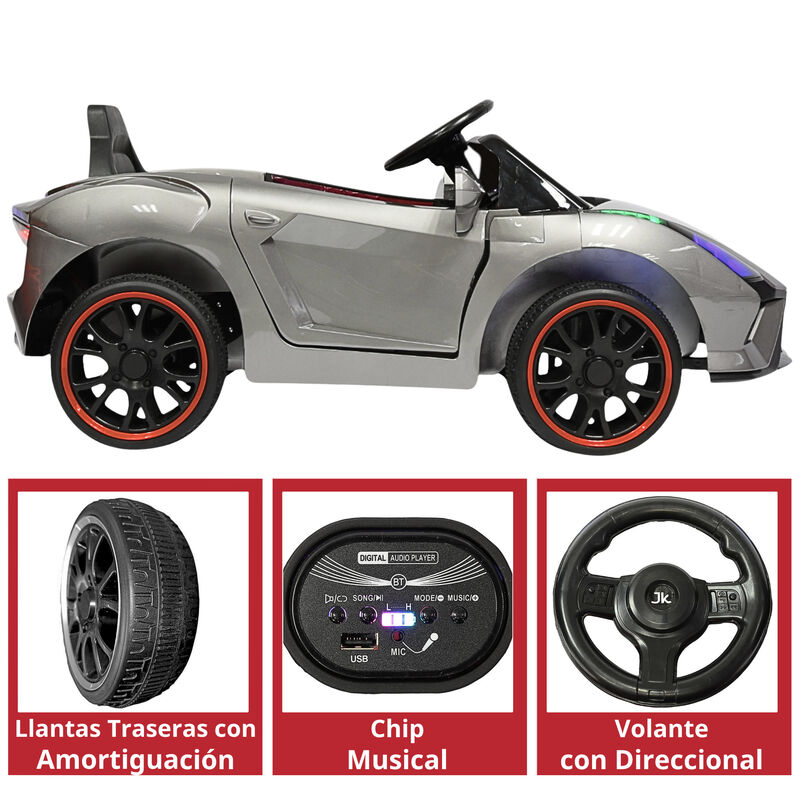 Montable Electrico para Ni&ntilde;os Carro Deportivo B... image number null