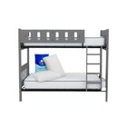 Set Rec&aacute;mara Fresno, Litera CHEROKEE Gris + 2 Colchones NOVA + 2 Almohadas Peach Feel