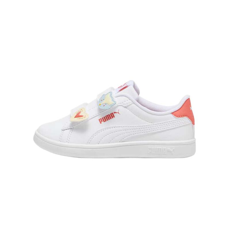 Tenis Puma para Ni&ntilde;a Smash 3 Badges V PS Blanco image number null