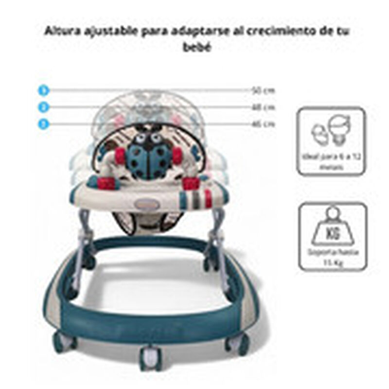 Andadera Semi Lujo Para Beb&eacute; Catarina Musical M... image number null