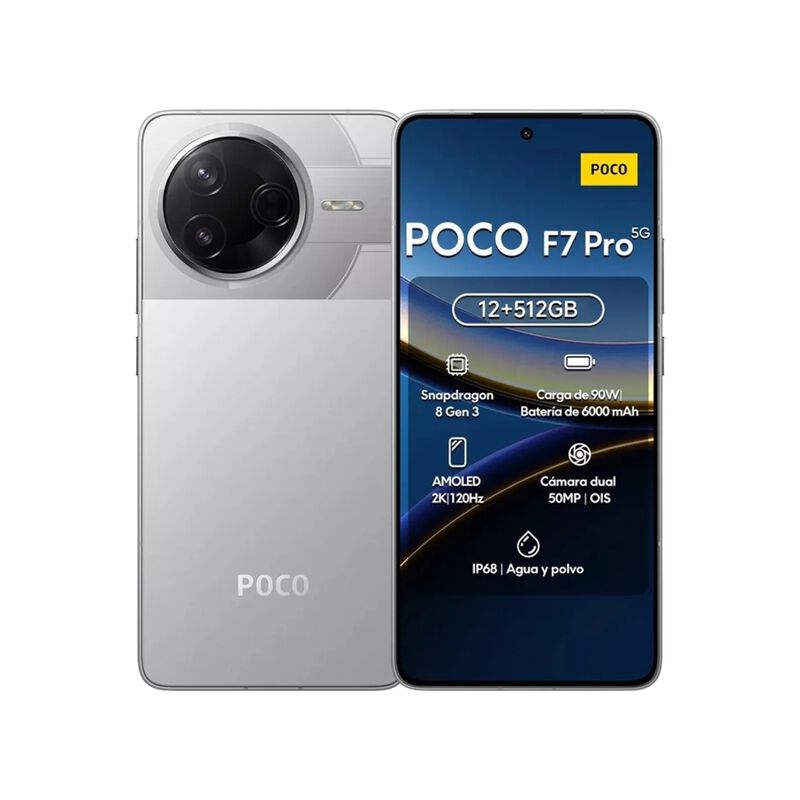 Xiaomi Poco F7 Pro 5G 256GB 12GB Dual Sim Plata image number null