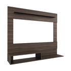 Panel De Tv Ascher  Milan Y Wengue Para Tv De 70 Pulgadas Virtual Muebles