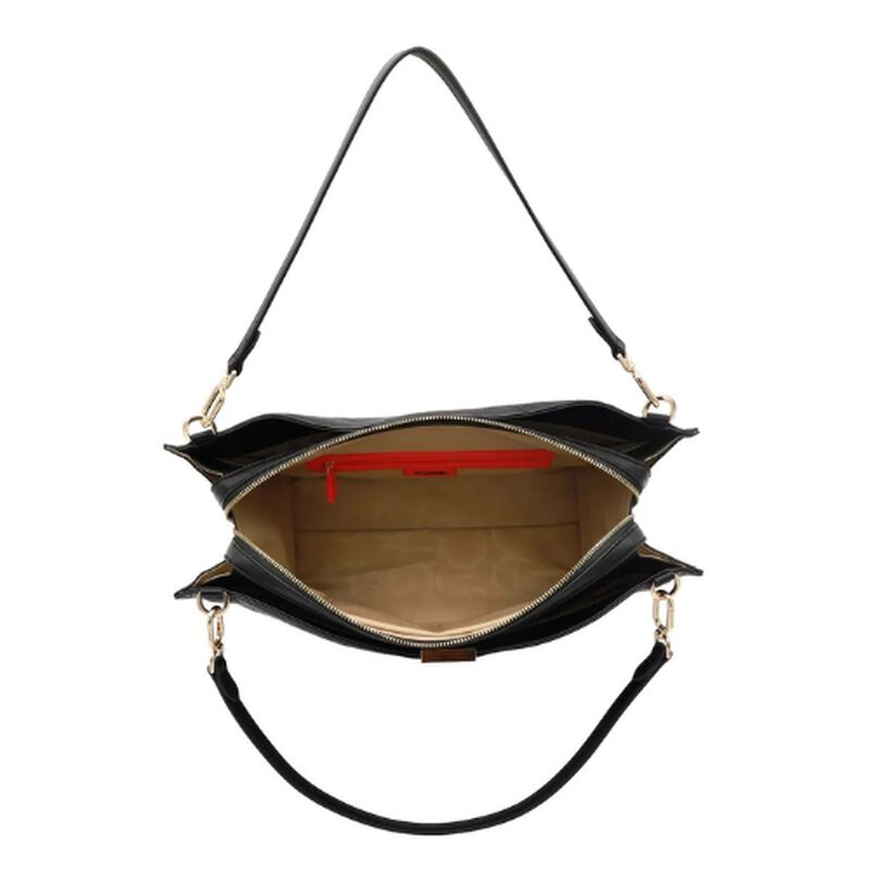 Bolsa Cloe Satchel Grande Color Negro 1blcp2648... image number null