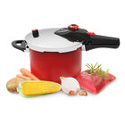 Olla De Presi&oacute;n Acero Inox 6l Color Rojo Bogner Bpcr06l