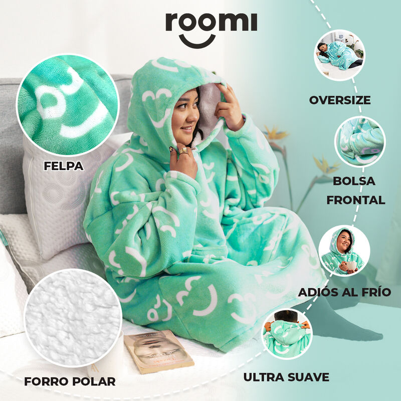 Pijama Adulto Unitalla Sudadera Cobija Roomi Co... image number null