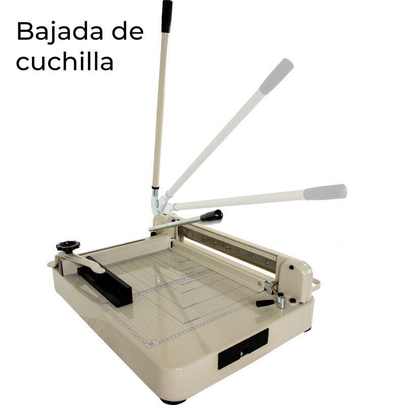 Guillotina Cortadora Industrial Blanca Papel 45... image number null