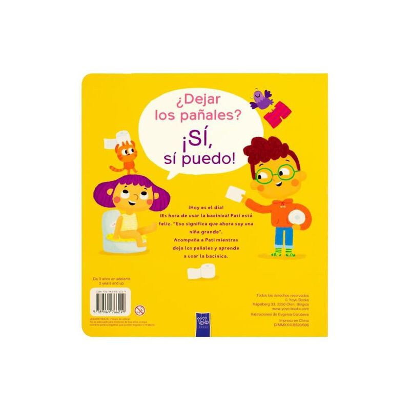 Libro Infantil: &iquest;Dejar Los Pa&ntilde;ales? &iexcl;S&iacute;, S&iacute; Pue... image number null