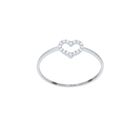 Anillo De Oro Blanco 14k Con Zirconias - Kr0073w Talla 8