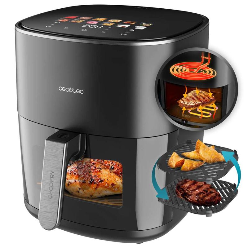 Cecotec Freidora De Aire Cecofry&grill Duoheat ... image number null