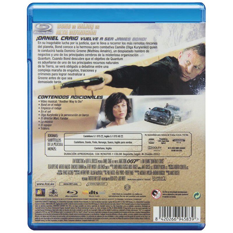 Quantum Of Solace [Blu-ray] (2008) image number null