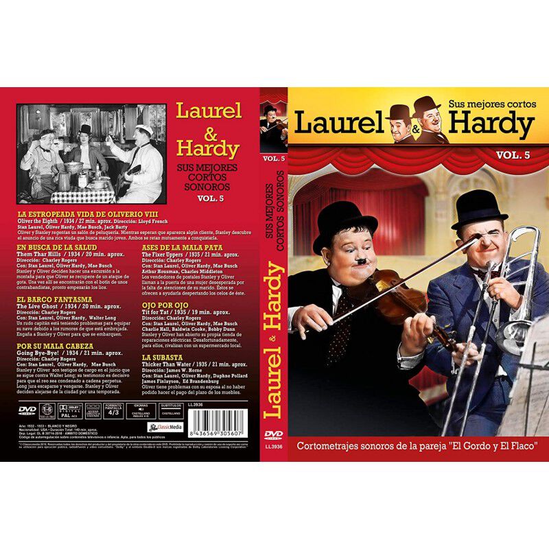 Laurel & Hardy - Sus Mejores Cortos: Volumen 5 ... image number null