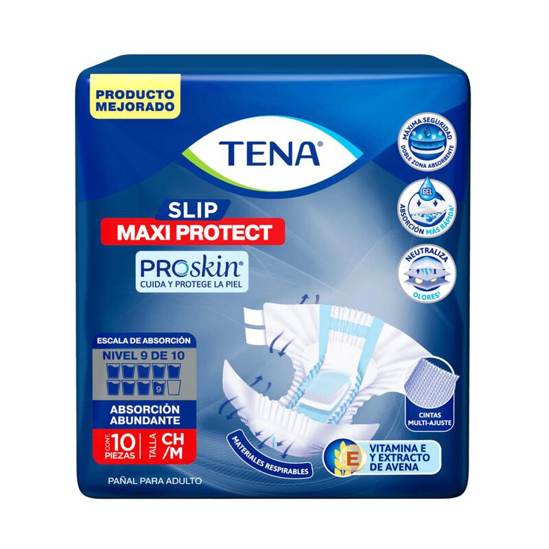 Tena Slip Maxi Mediano - 10 Pa&ntilde;ales image number null