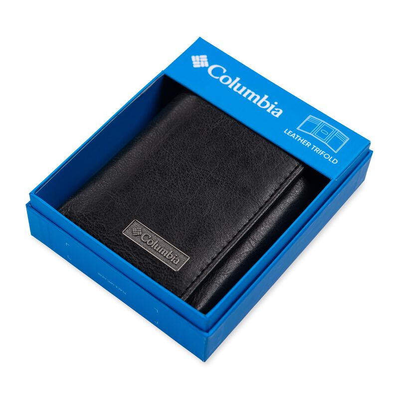 Cartera Triple Columbia Leather Para Hombre, Ne... image number null