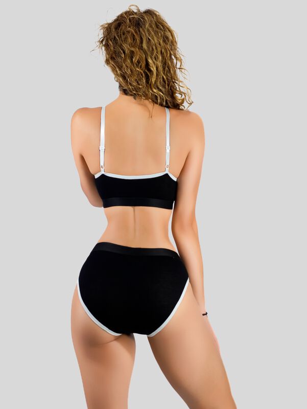 Set de Lencería Mujer Brasier y Calzón Cómodo C... image number null