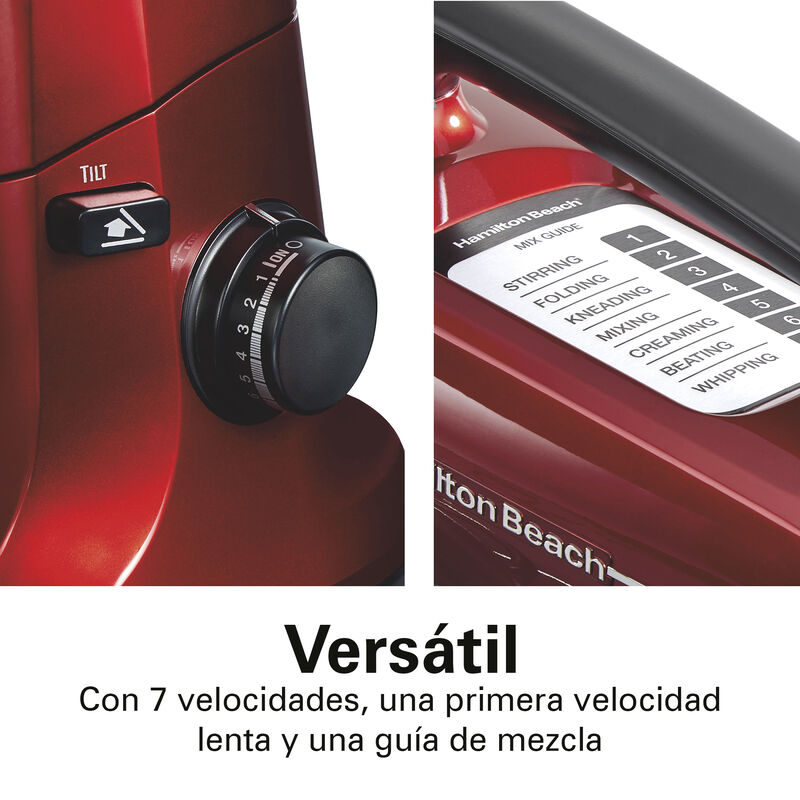 Batidora De Pedestal Hb 7 Velocidades Roja 6339... image number null