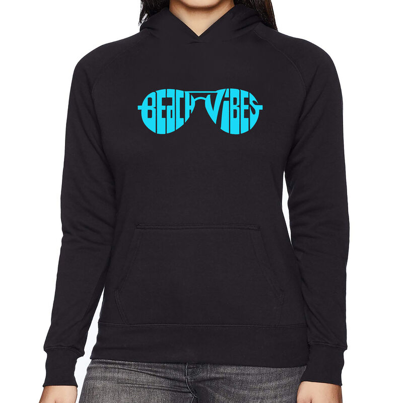 Sudadera Con Capucha Word Art Para Mujer - Beac... image number null