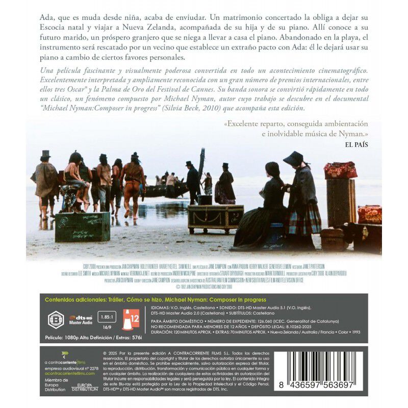 El piano (reedici&oacute;n) [Blu-ray] (1993) image number null