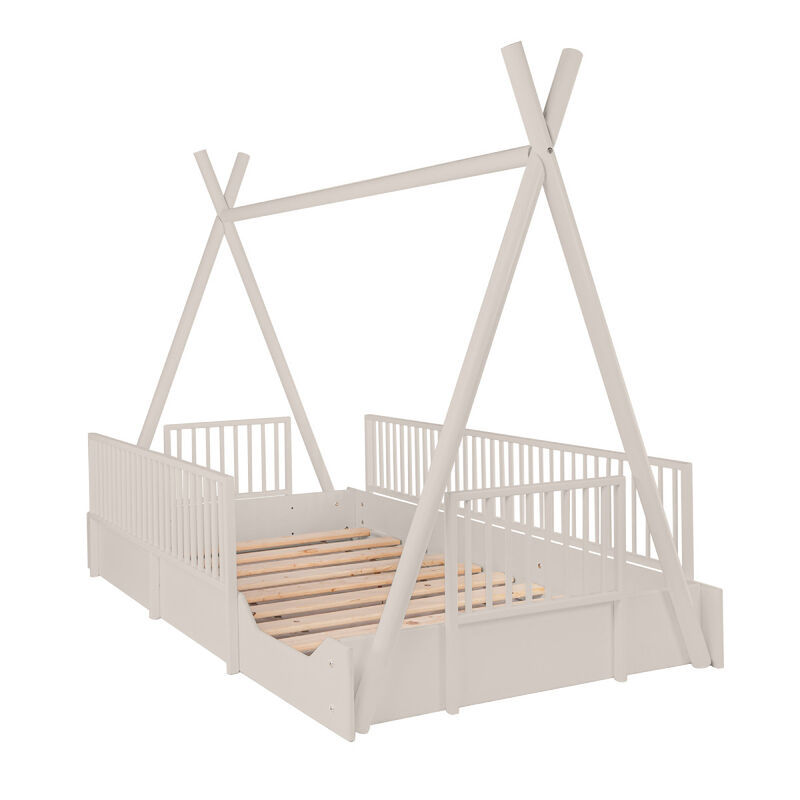 Cama Infantil Tipi Estilo Montessori Duduk - Gr... image number null