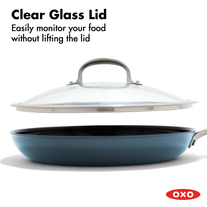 Sart&eacute;n OXO 30 cm Antiadherente Cer&aacute;mica Azul To... image number null