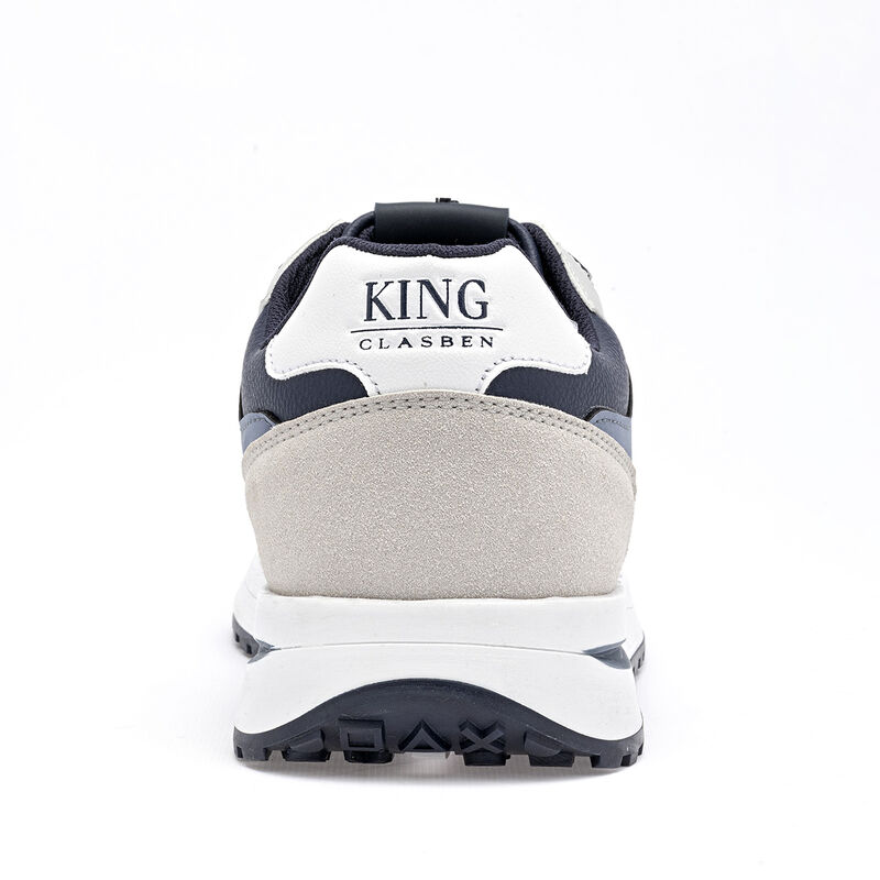 King clasben tenis para hombre azul blanco gris... image number null