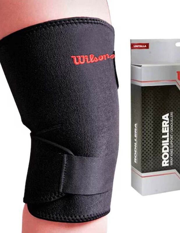 Rodillera Cerrada Wilson Negro AW102 image number null