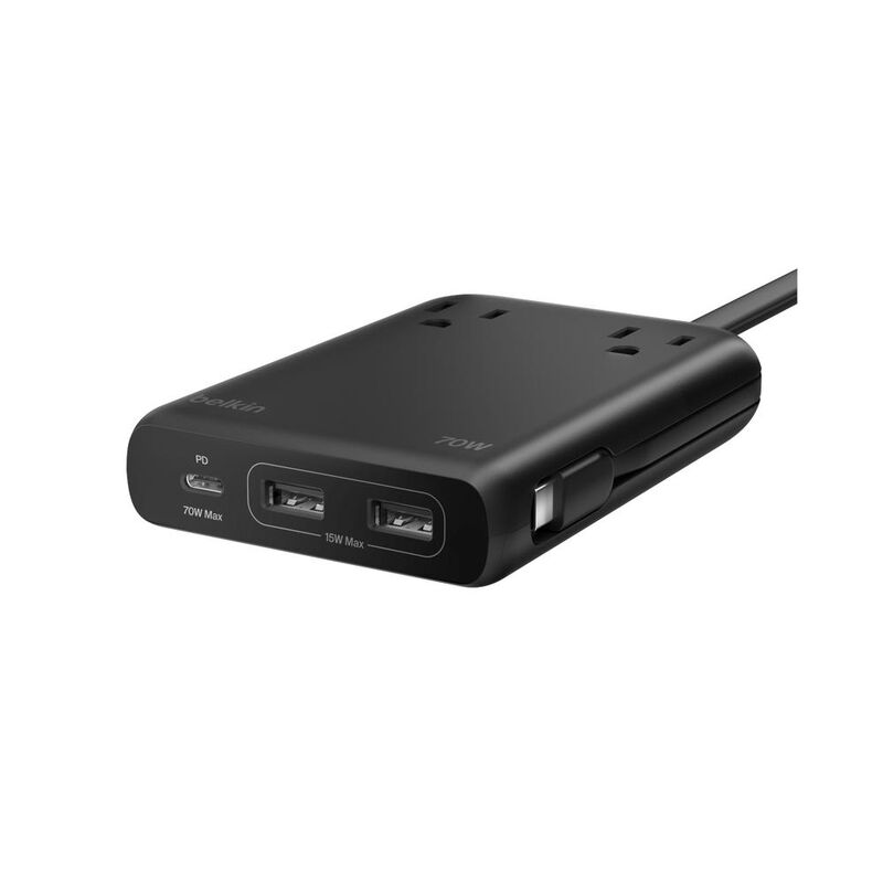 Belkin Cargador 70w Dual Usb-c Usb-a Negro image number null