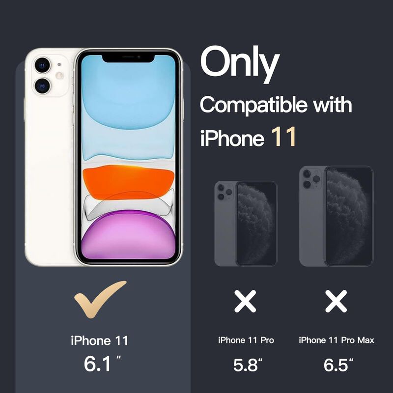 Funda Magn&eacute;tica Jetech para iPhone 11 Transpare... image number null