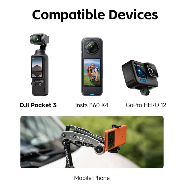 Brazo Blade Para Dji Pocket 3, Insta 360 Y Gopr... image number null