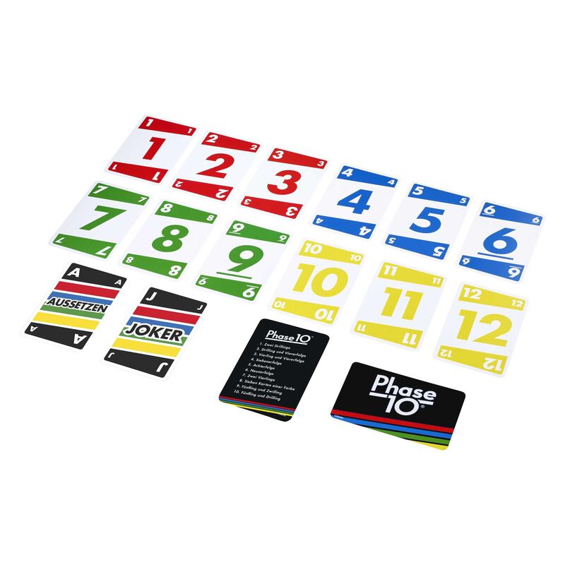 Juego De Mesa Mattel Phase 10 Multicolor image number null
