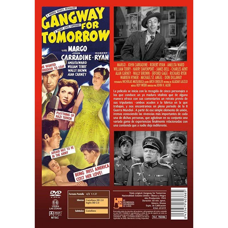 Pasaje Al Futuro [dvd] (1943) Gangway For Tomor... image number null