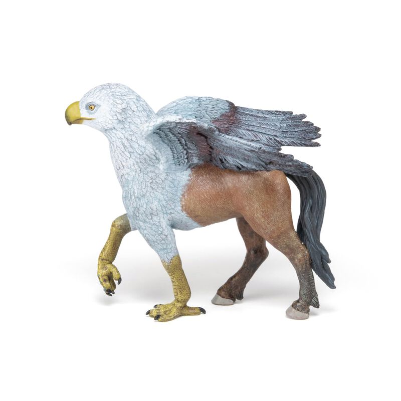 La Figura Papo Hippogriff Blanca Y Marr&oacute;n Estim... image number null