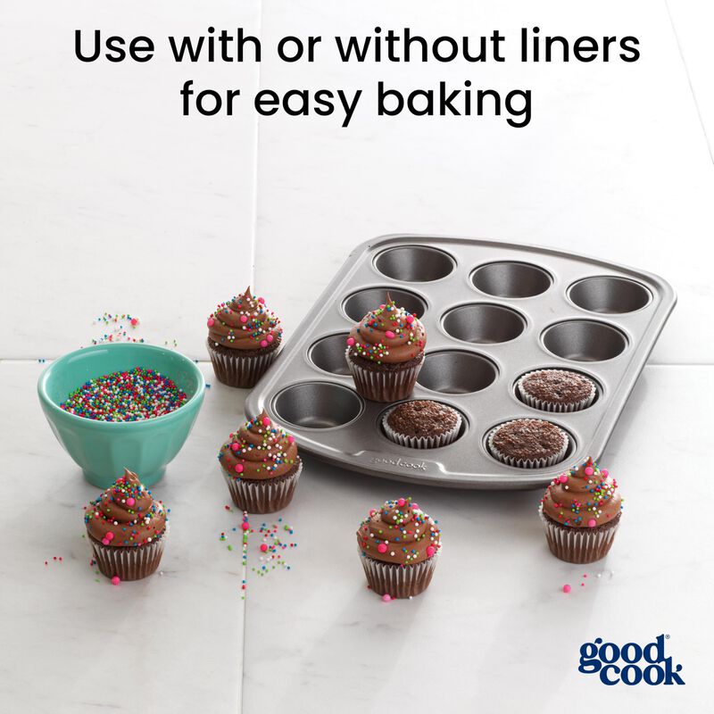 Molde Mini para Muffins GoodCook Everyday 12 Ca... image number null