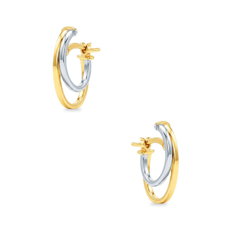 Arracadas 2begold Amarillo Con Blanco (925+1/10... image number null