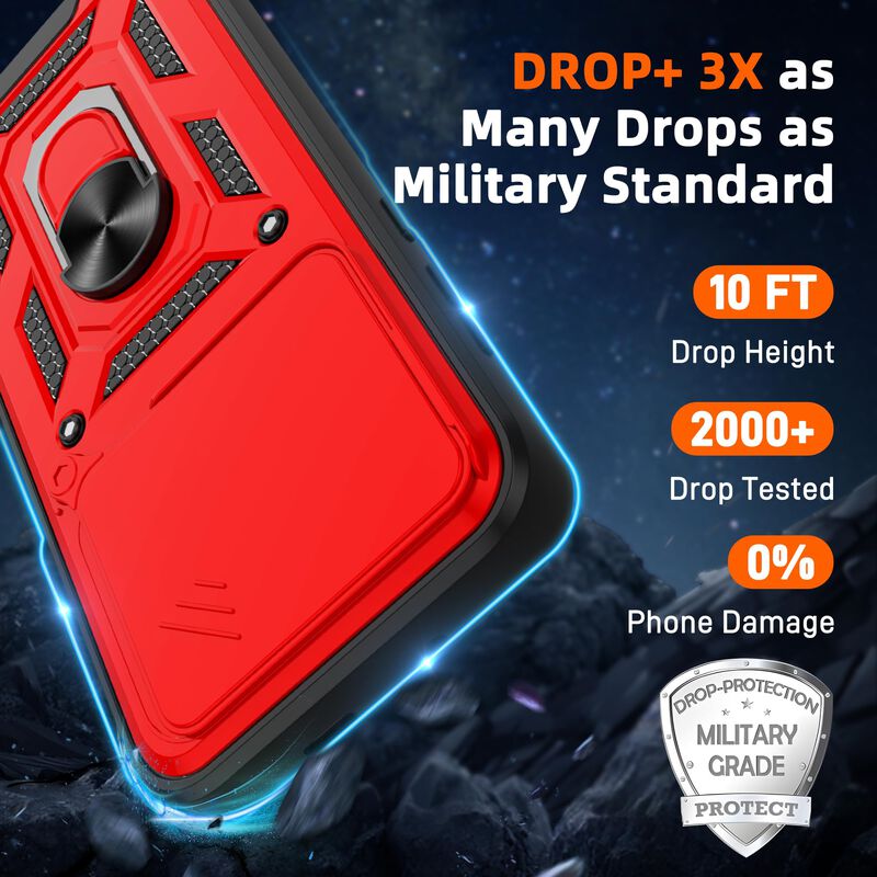 Funda Atump para OnePlus 15 Roja con Soporte (P... image number null