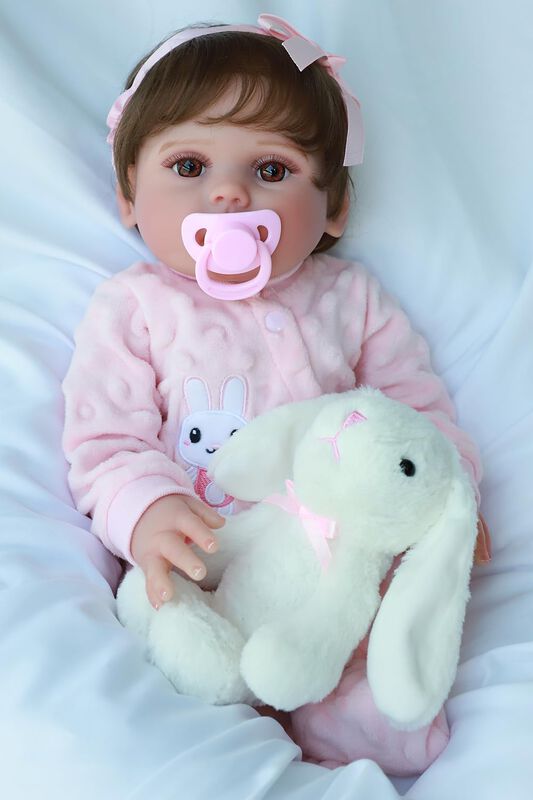 Mu&ntilde;eca Reborn Scom Realistic Reborn De Silicona... image number null