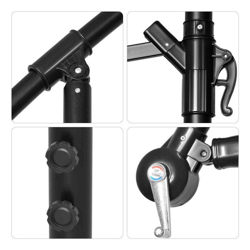 Sombrilla Moderna 2.9 M Jardín Exterior Playa T... image number null