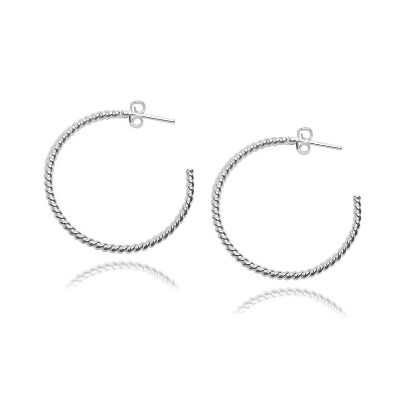 Arracadas de Plata Bejuco image number null