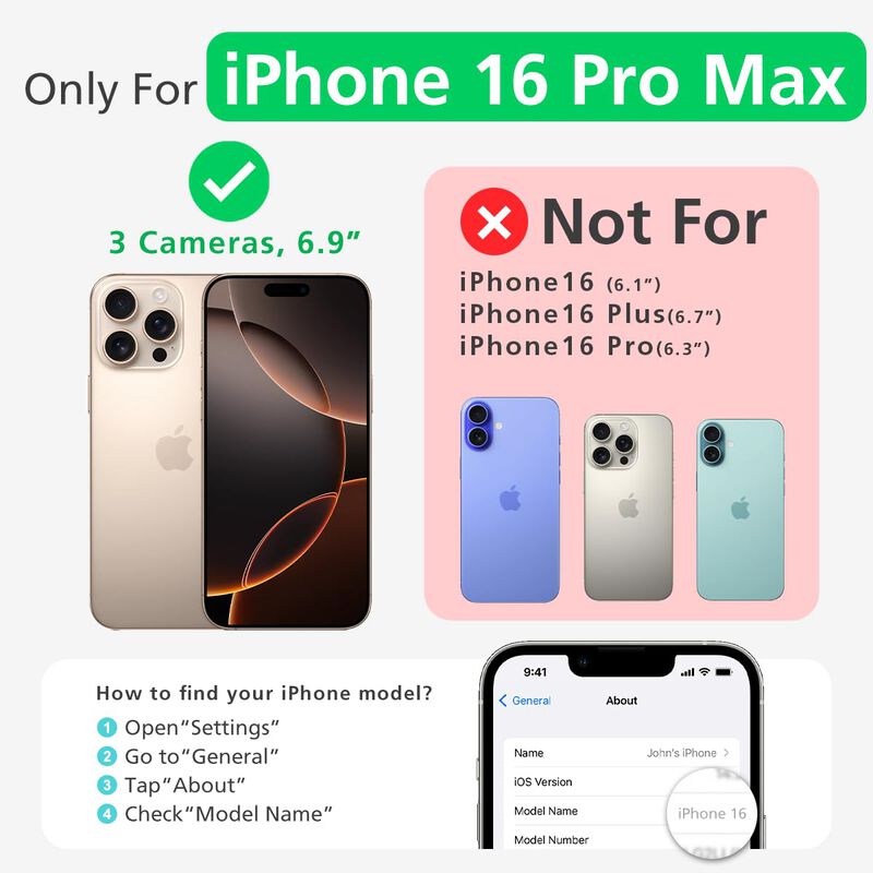 Funda De Piel Magn&eacute;tica Compatible Con Iphone 1... image number null