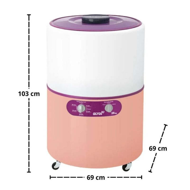 Lavadora Redonda Acros Alf2553td/25 25 Kilos Du... image number null