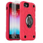 Funda KCJ para iPhone 4.7" con Soporte Giratorio y 2 Protectores de Pantalla